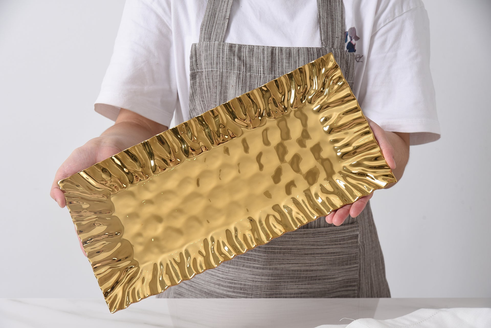 Mascali d'Oro Rectangular Tray Pampa Bay