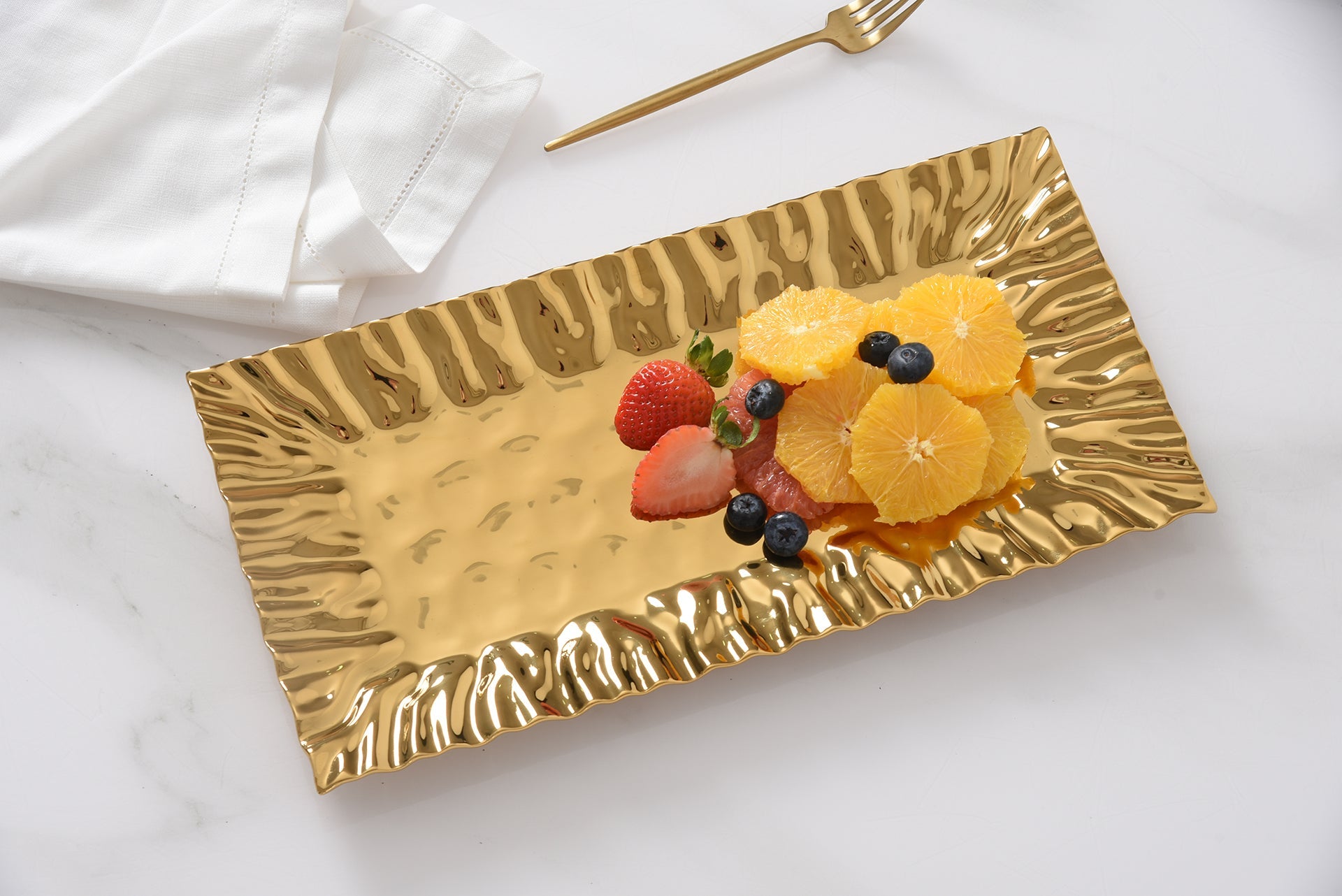 Mascali d'Oro Rectangular Tray Pampa Bay