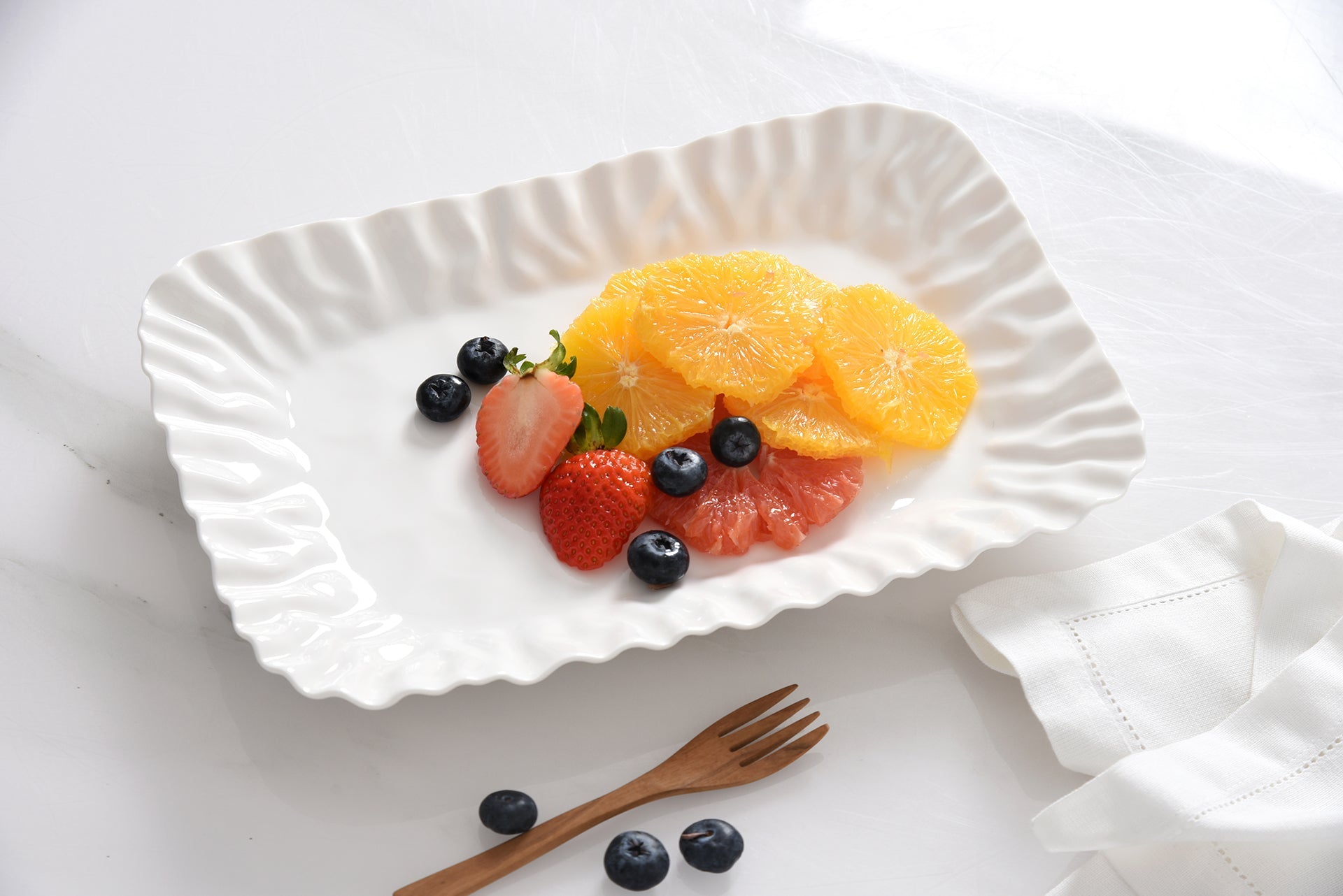 Mascali Bianca Small Deep Tray Pampa Bay