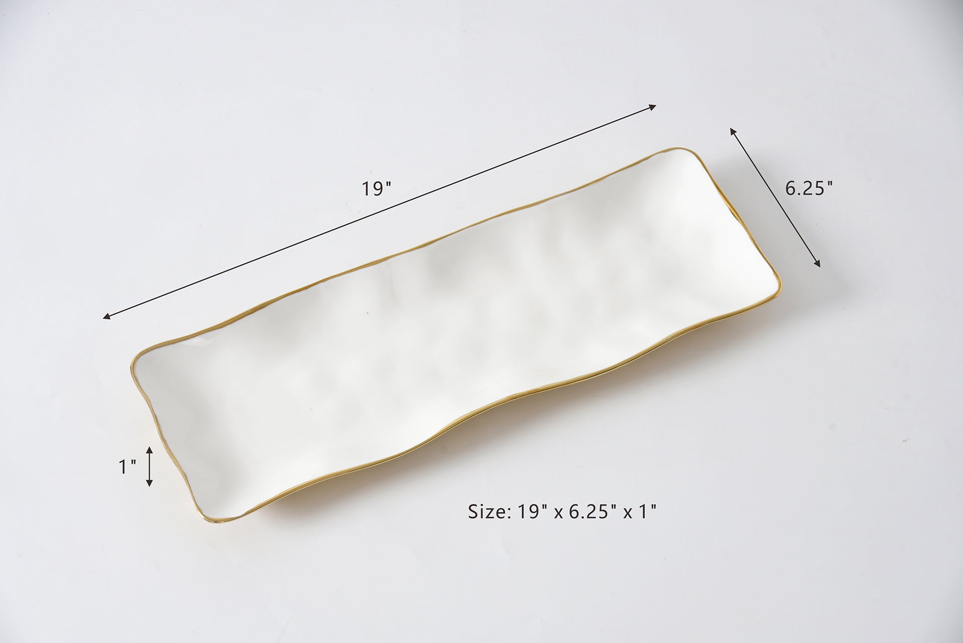 Moonlight Rectangular Serving Piece Pampa Bay