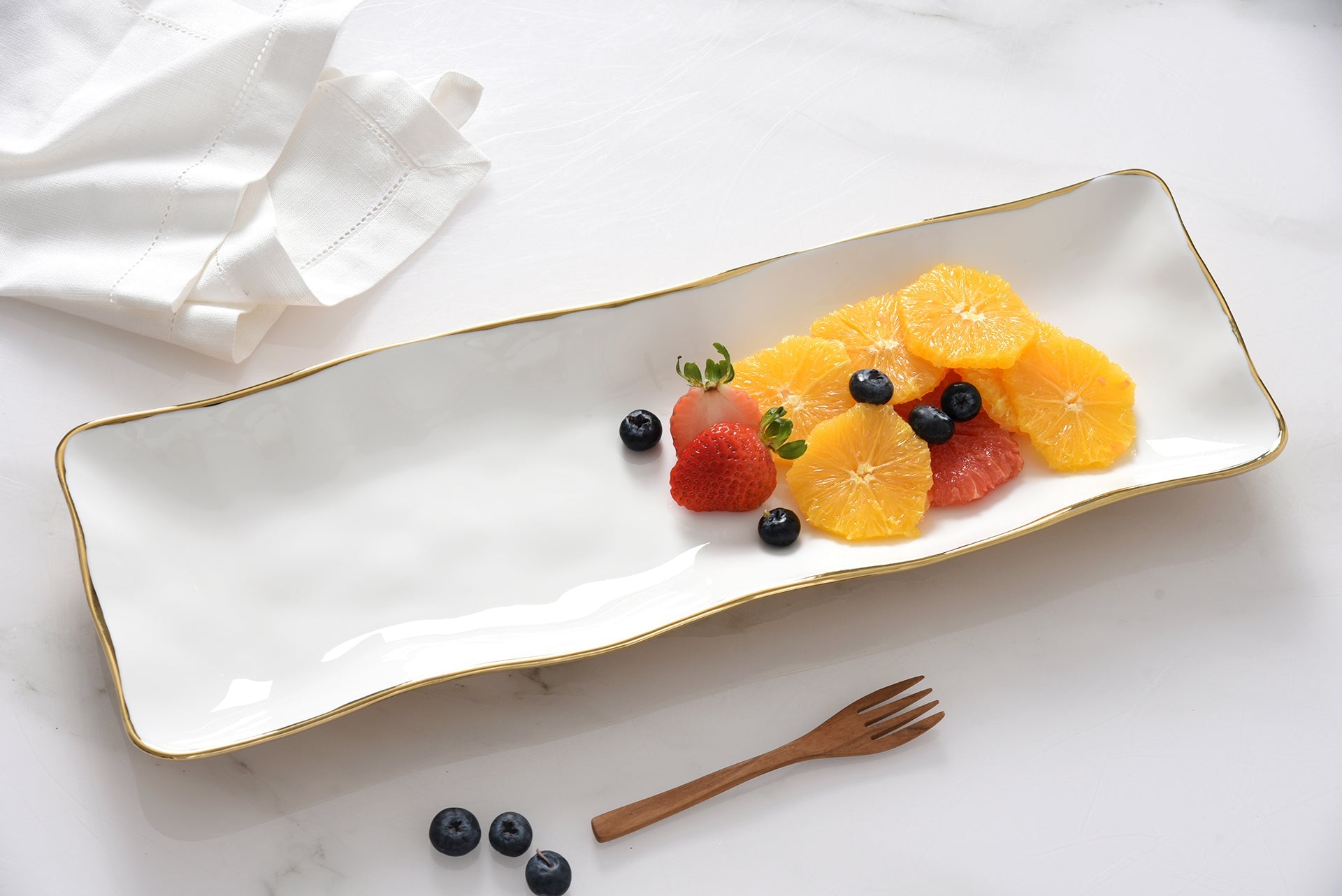 Moonlight Rectangular Serving Piece Pampa Bay