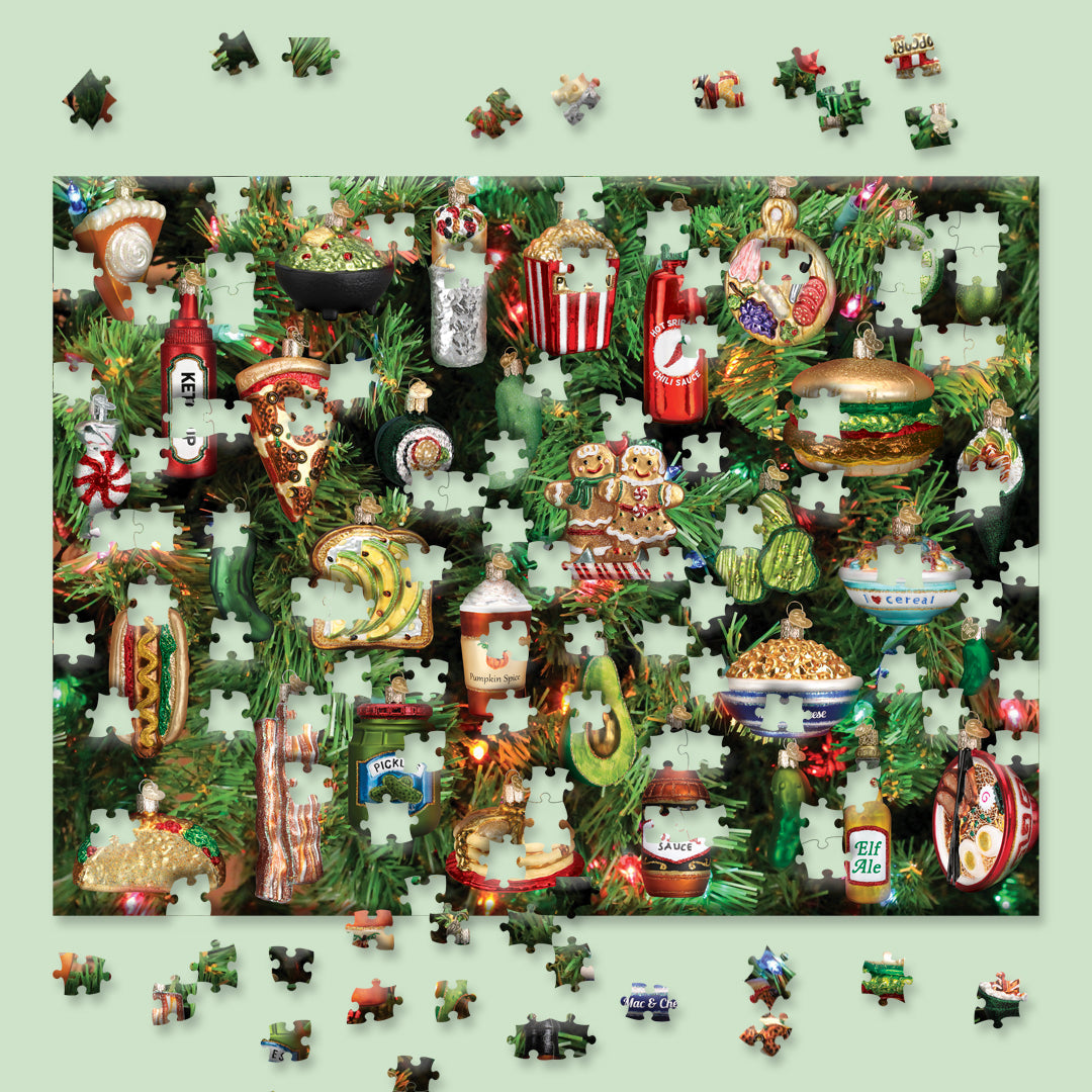 Tasty Christmas Puzzle Old World Christmas