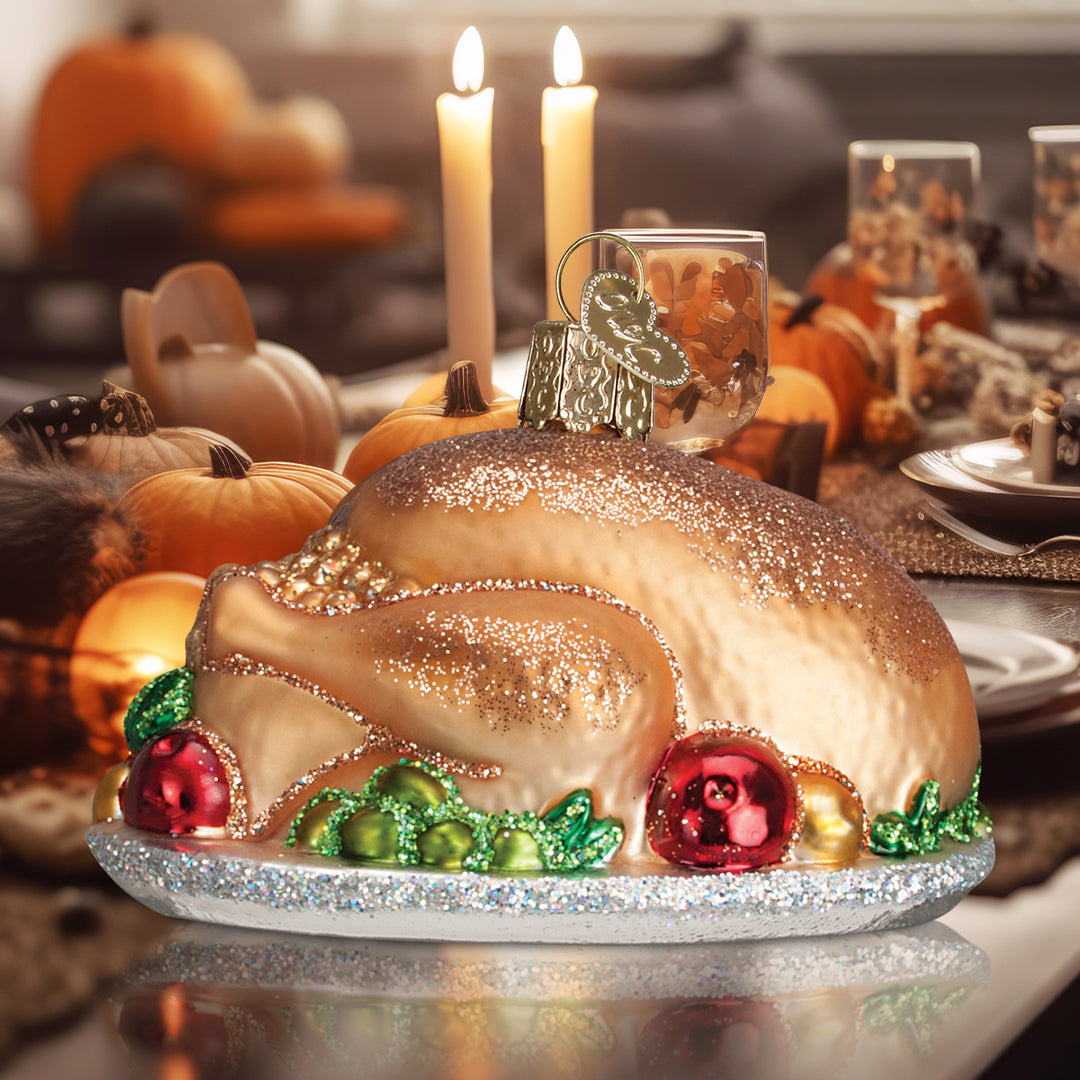 Turkey Platter Ornament Old World Christmas