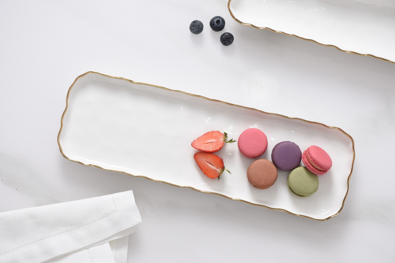 Portofino Long Rectangular Tray Pampa Bay