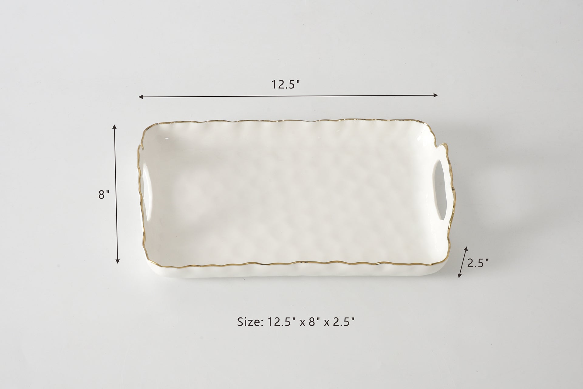 Portofino Small Tray with Handles Pampa Bay