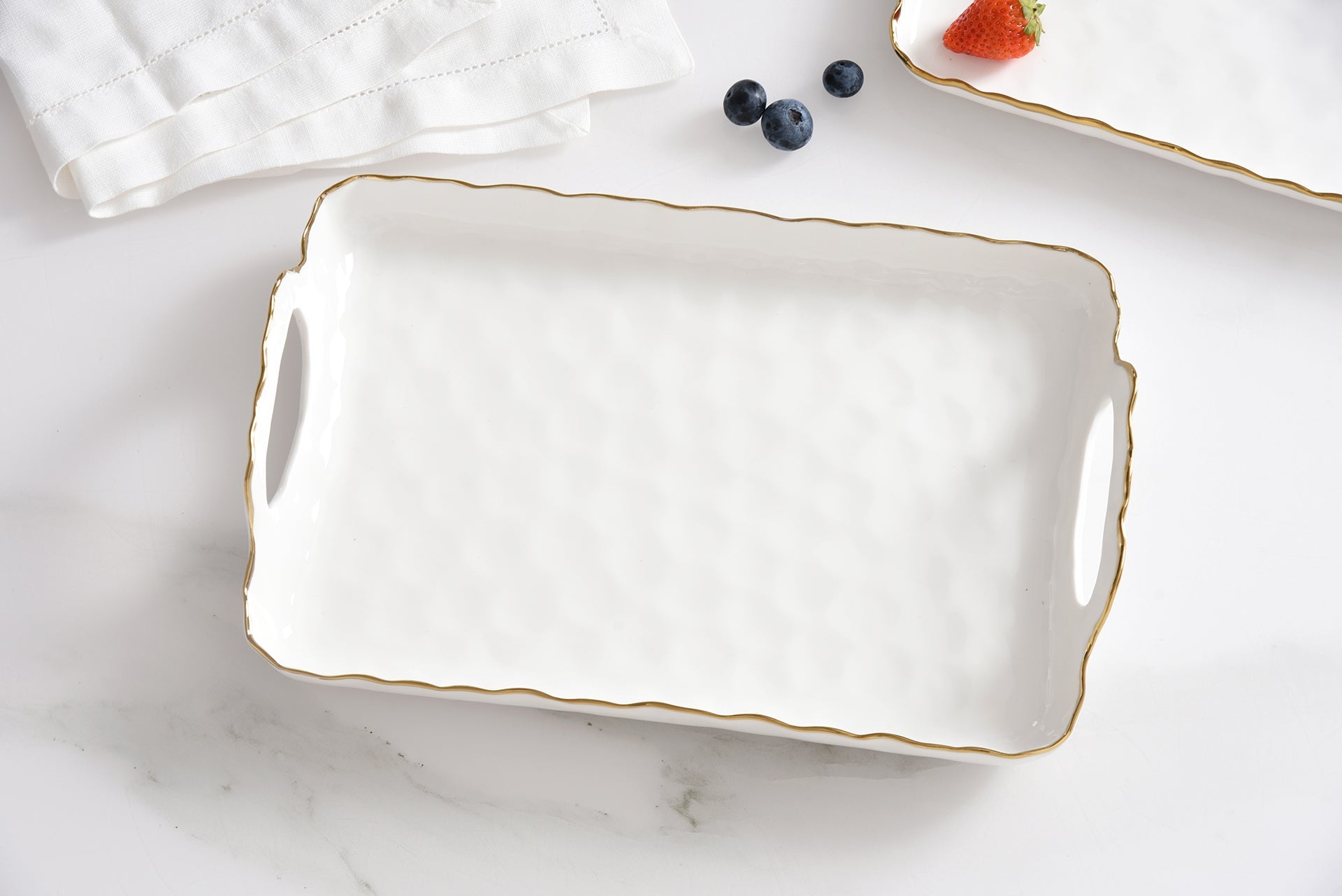 Portofino Small Tray with Handles Pampa Bay