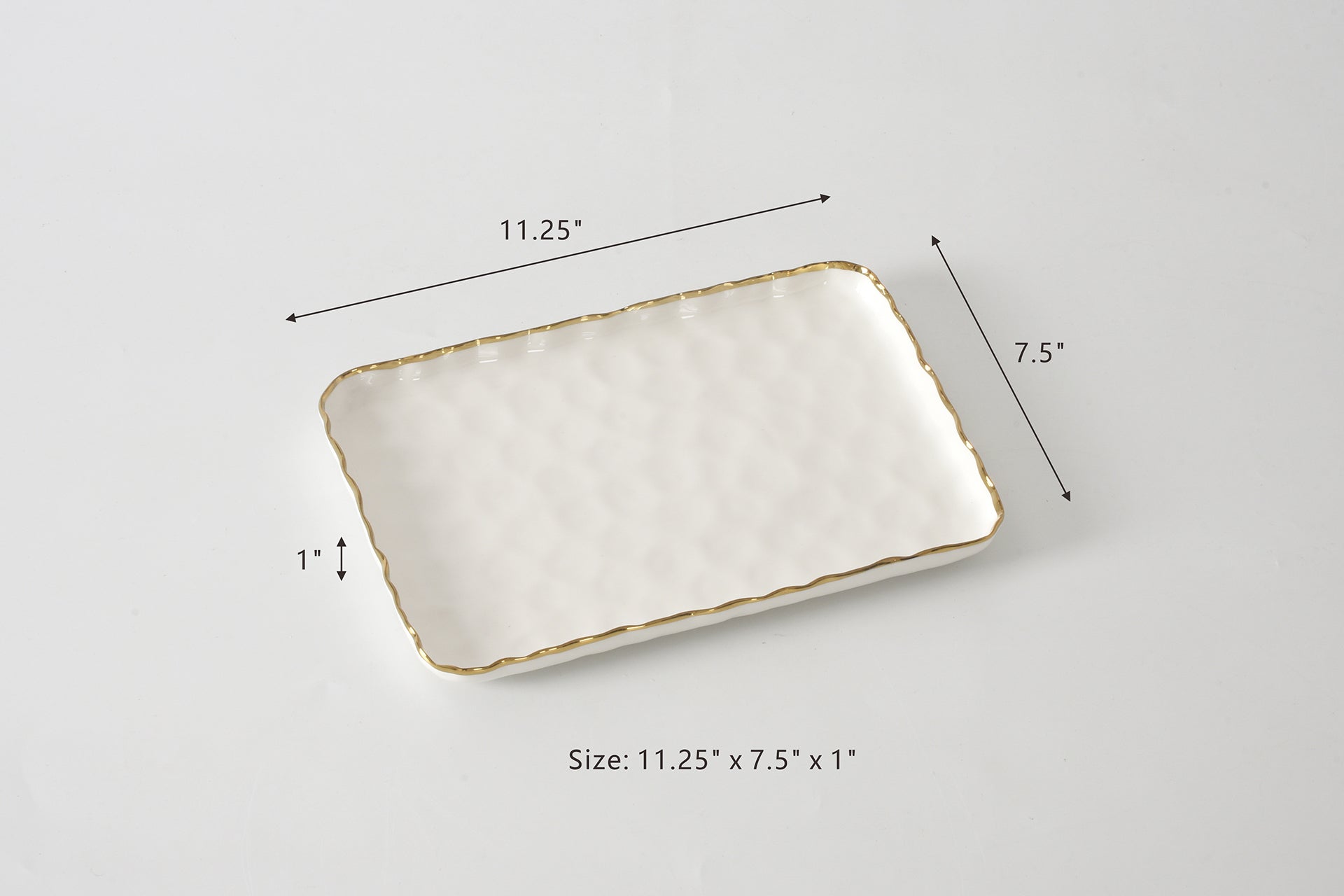 Portofino Small Rectangular Tray Pampa Bay