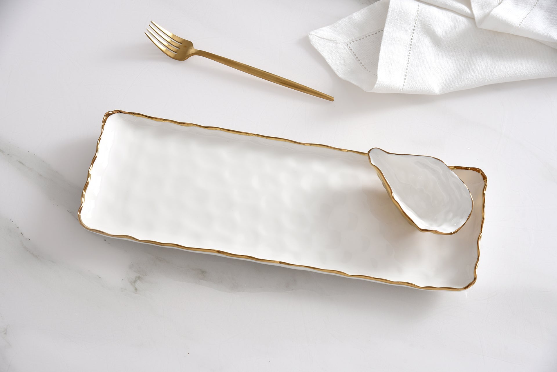 Portofino Sushi Tray with Mini Oyster Bowl Pampa Bay