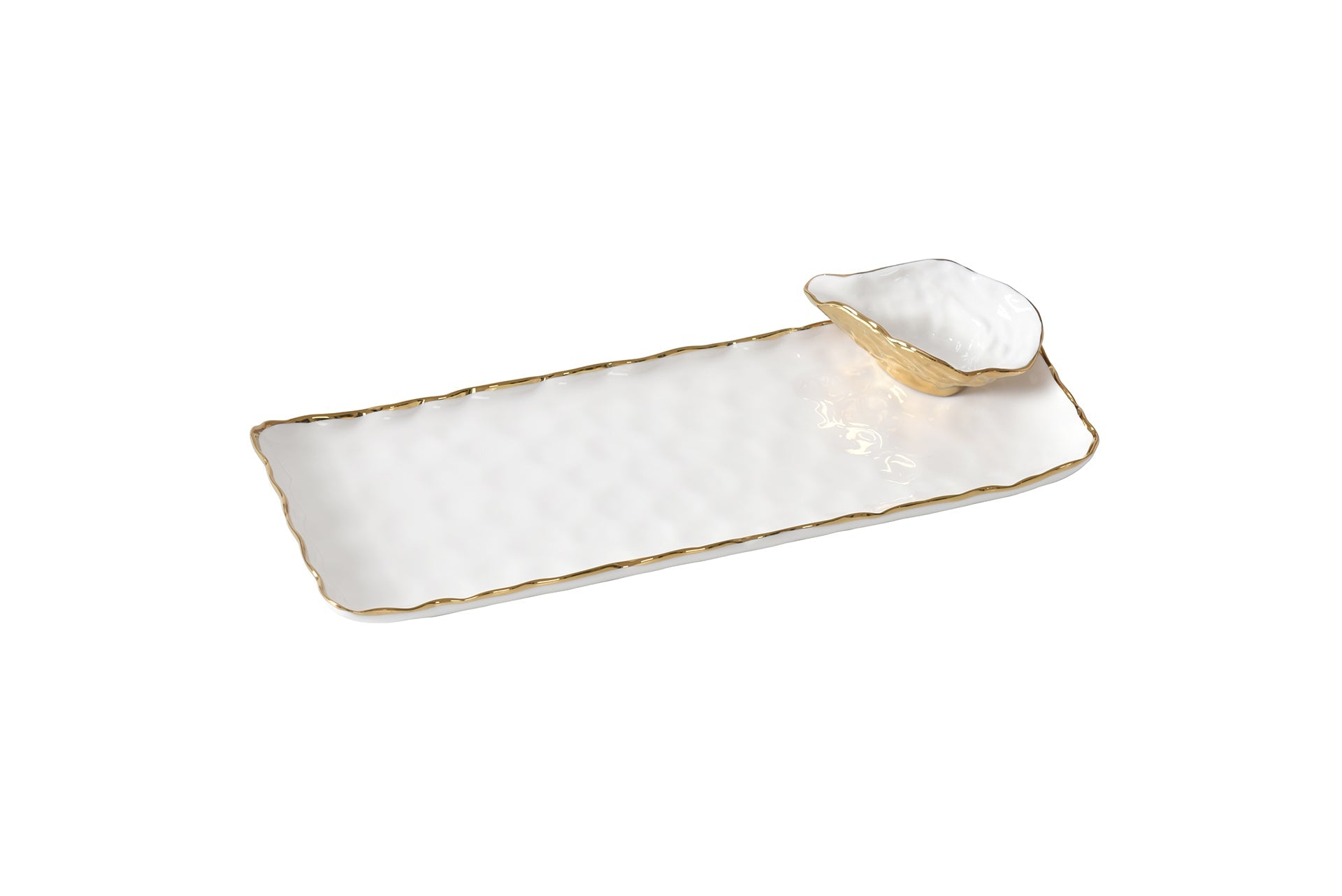 Portofino Sushi Tray with Mini Oyster Bowl Pampa Bay