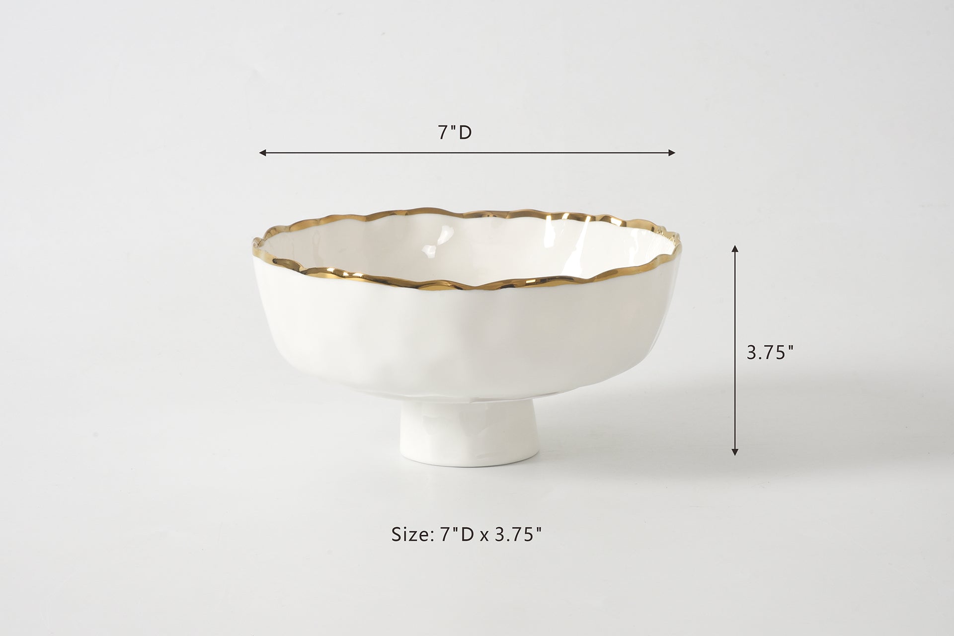 Portofino Small Footed Bowl Pampa Bay