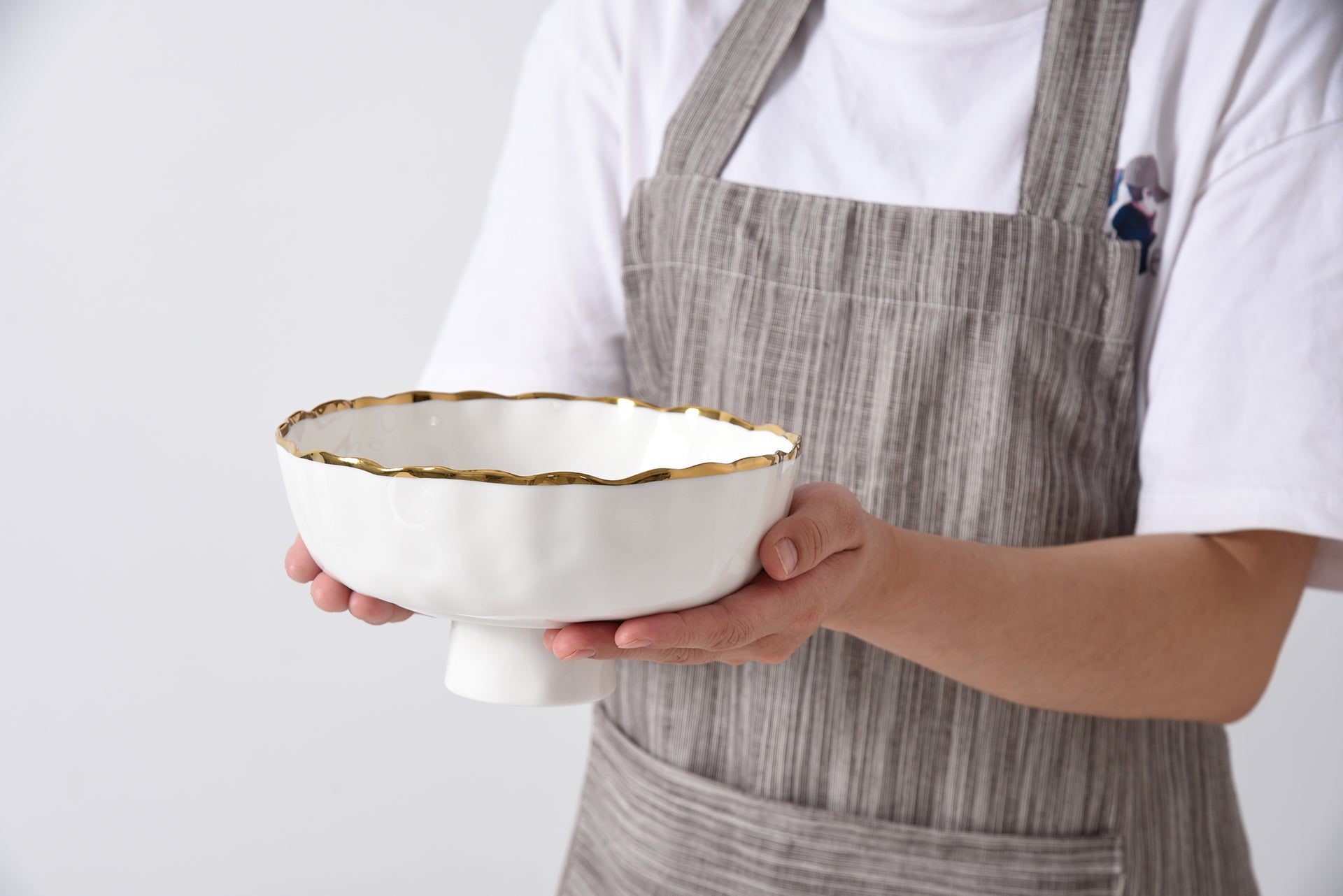 Portofino Small Footed Bowl Pampa Bay