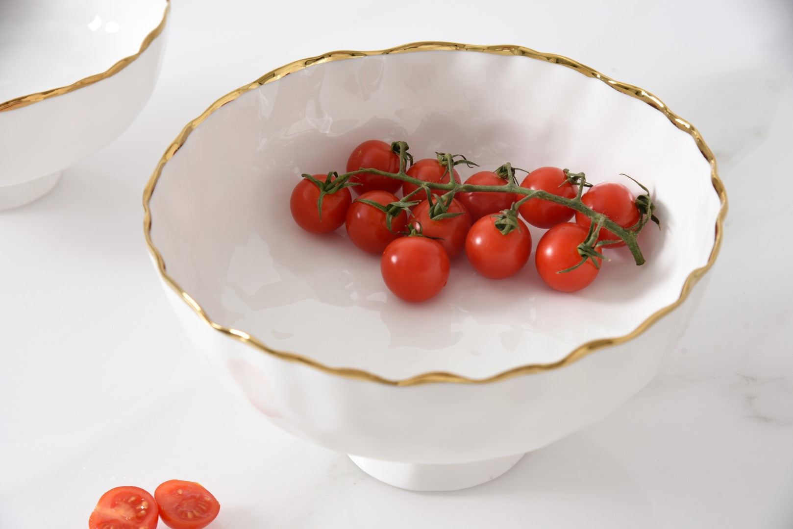 Portofino Medium Footed Bowl Pampa Bay