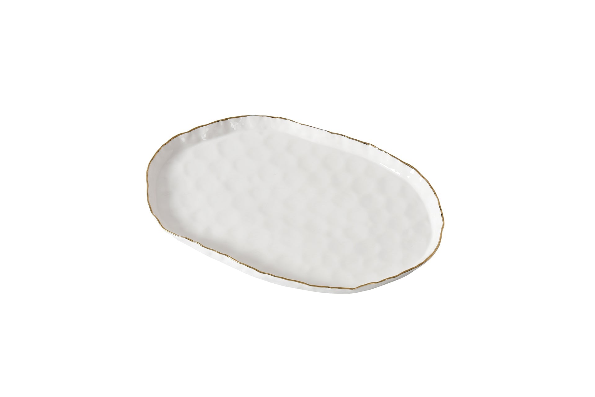 Portofino Medium Oval Platter Pampa Bay