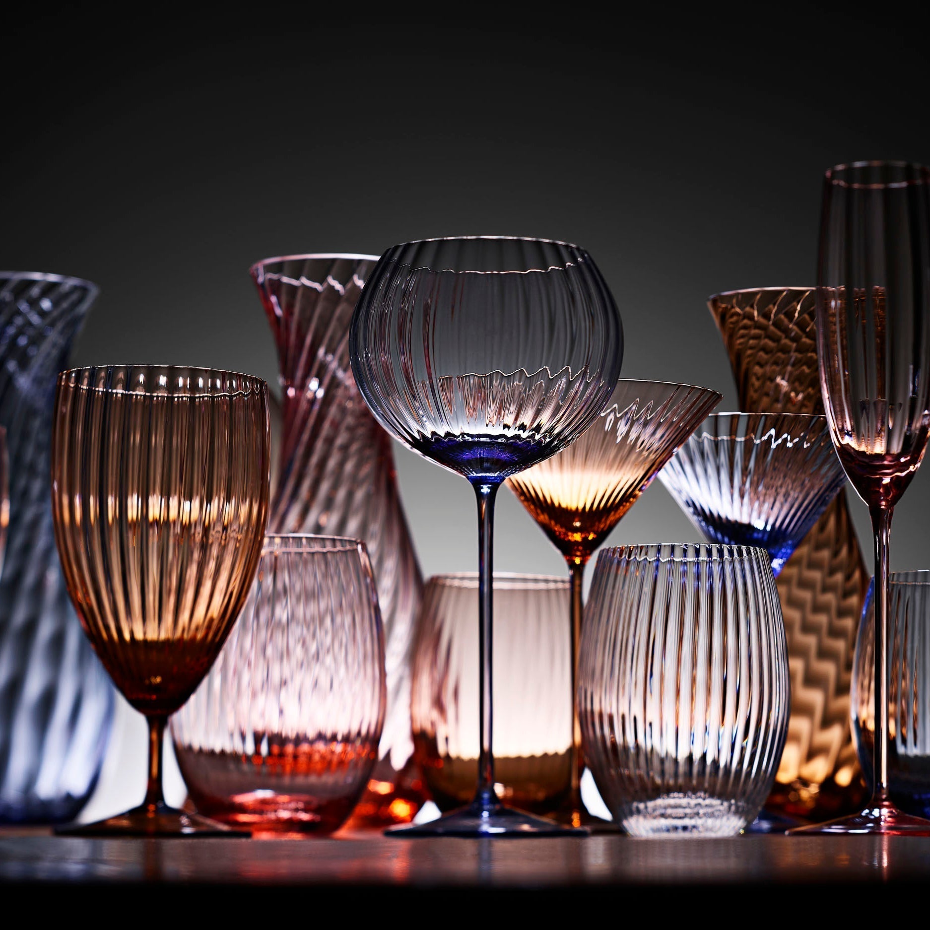 Quinn Martini Glasses, Set of 2