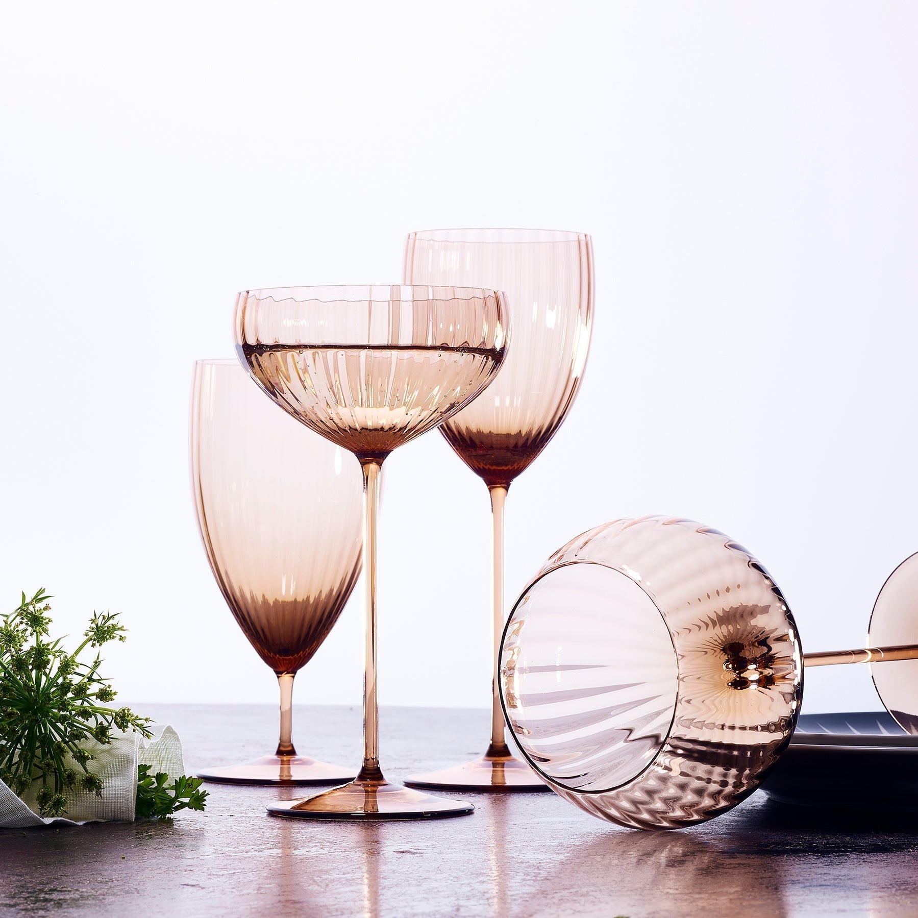 Quinn White Wine Glasses, Set of 2
