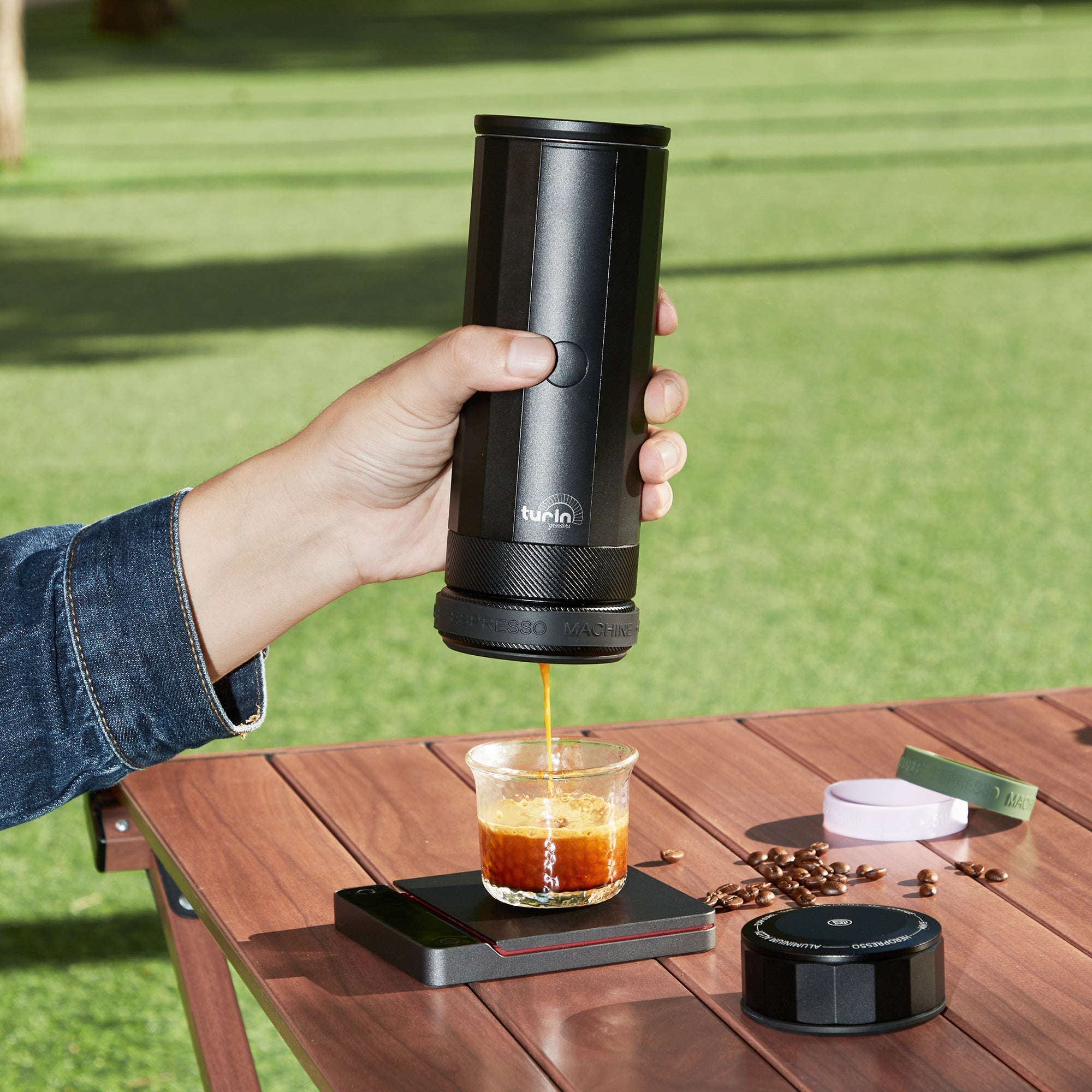 Turin TrekBrew Portable Espresso Machine - Espresso Machine Only Espresso Outlet LLC