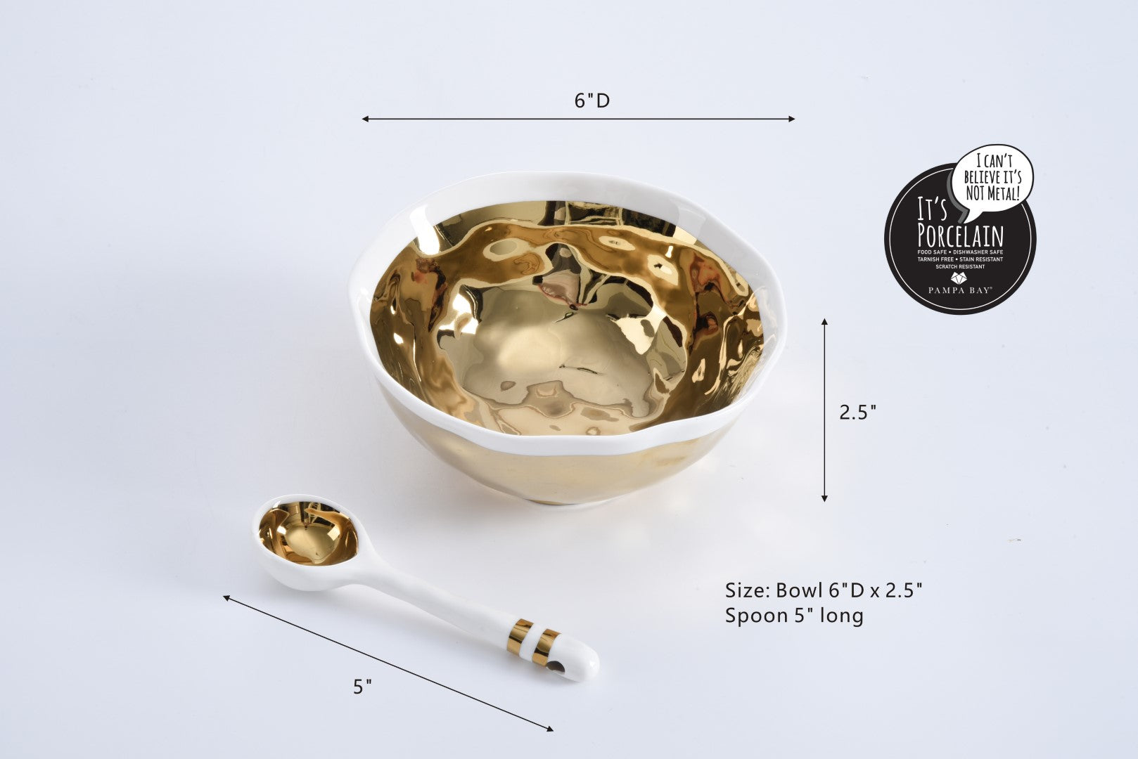 The Gold Wavy Set