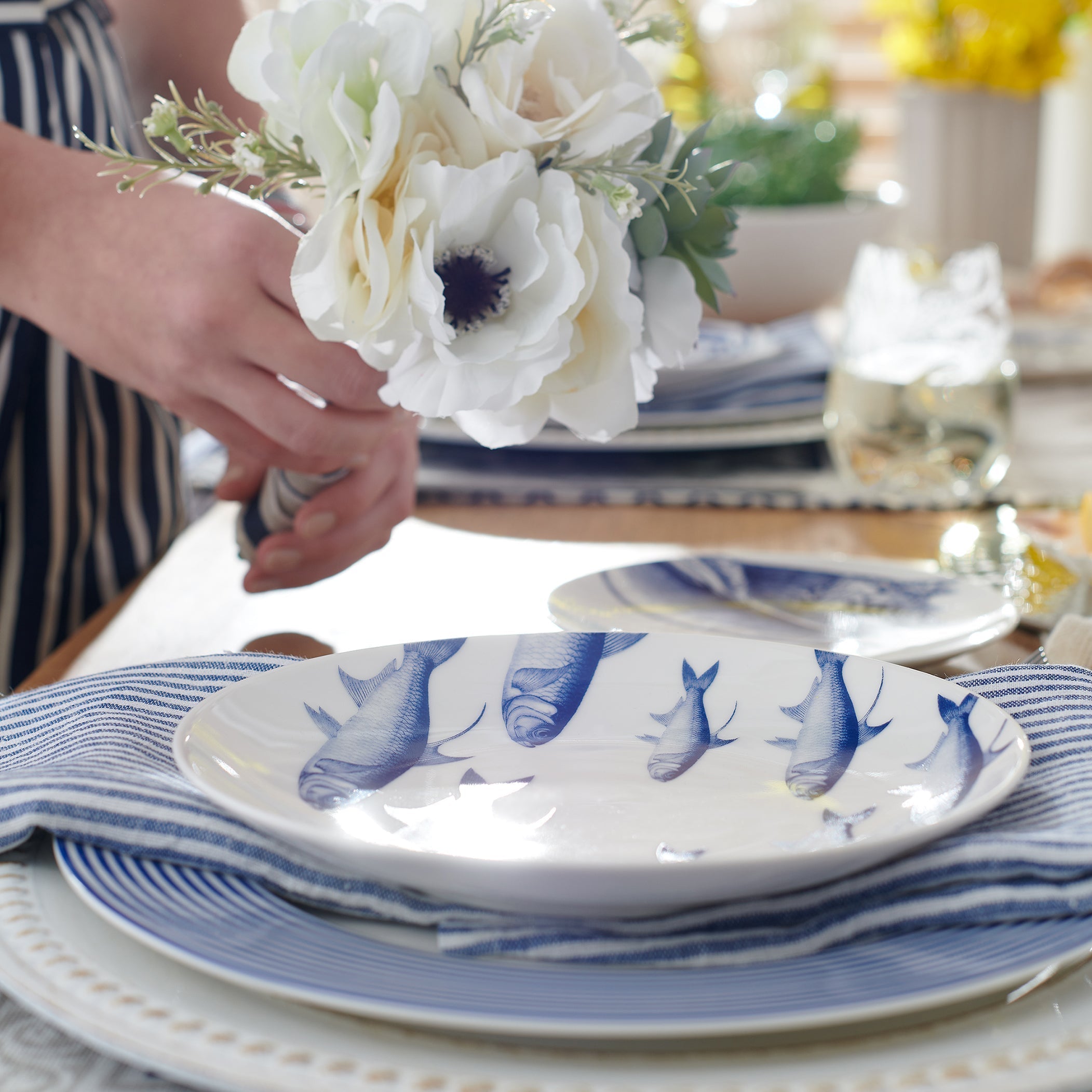 School of Fish Coupe Salad Plate