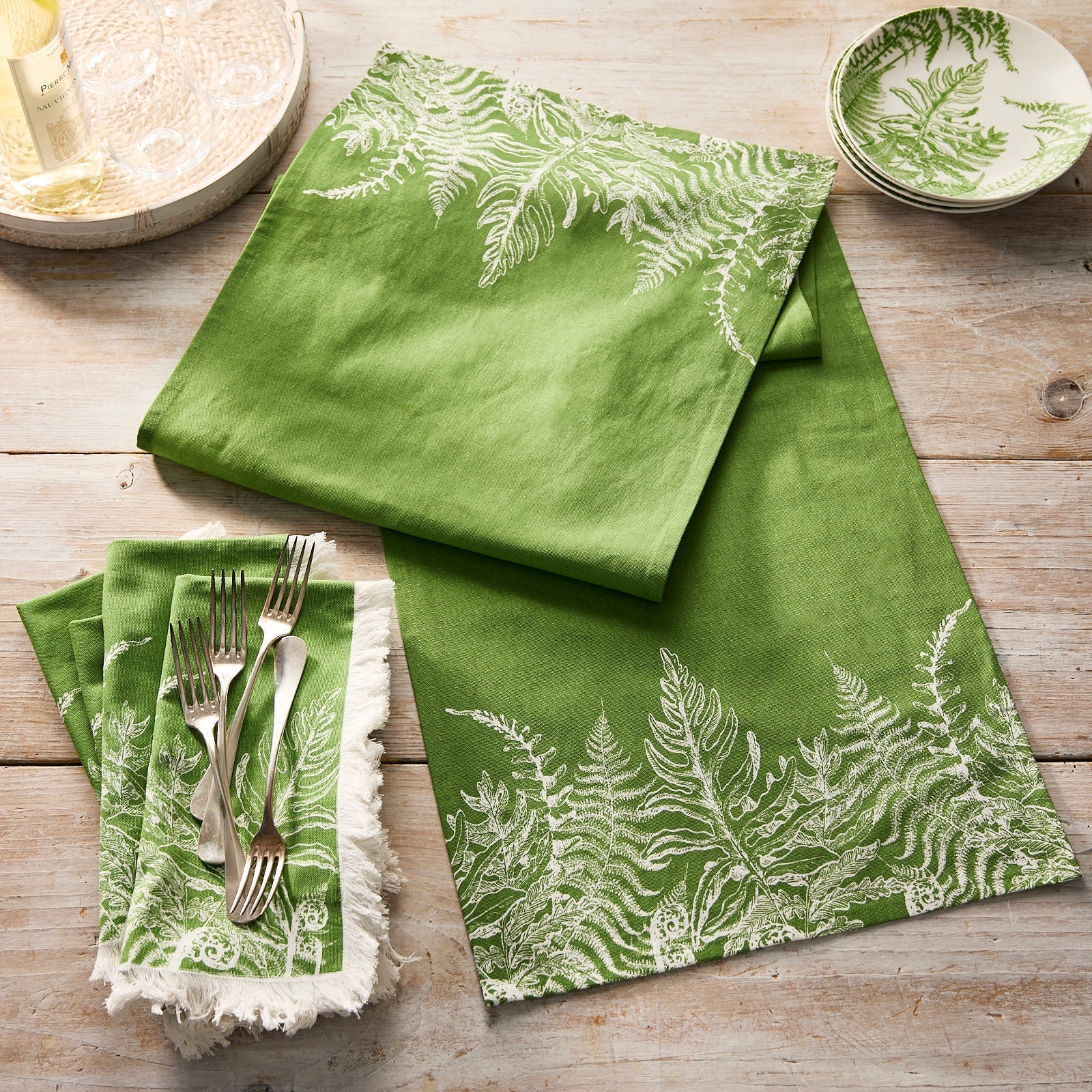 Spring Verde Table Runner