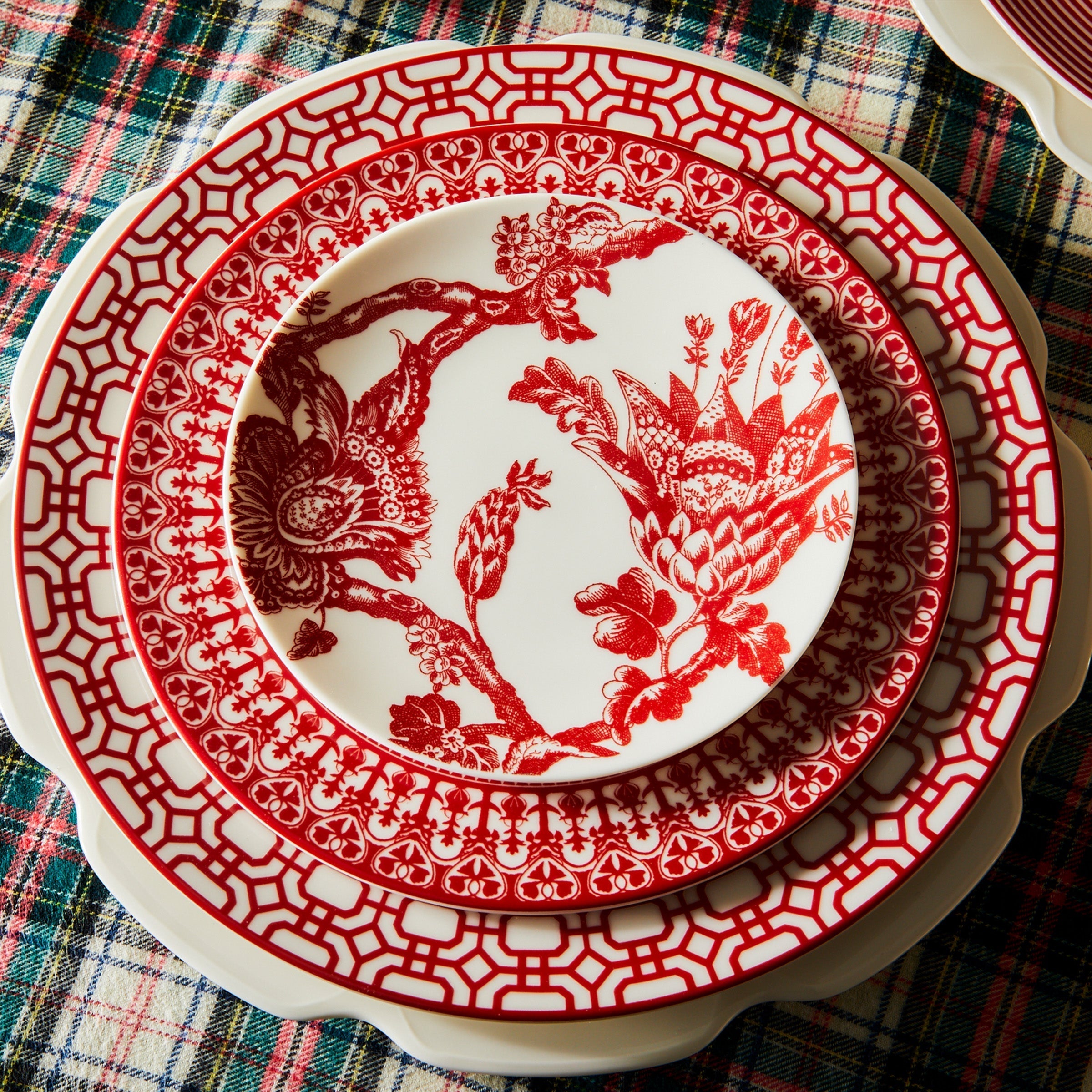 Newport Garden Gate Rimmed Dinner Plate