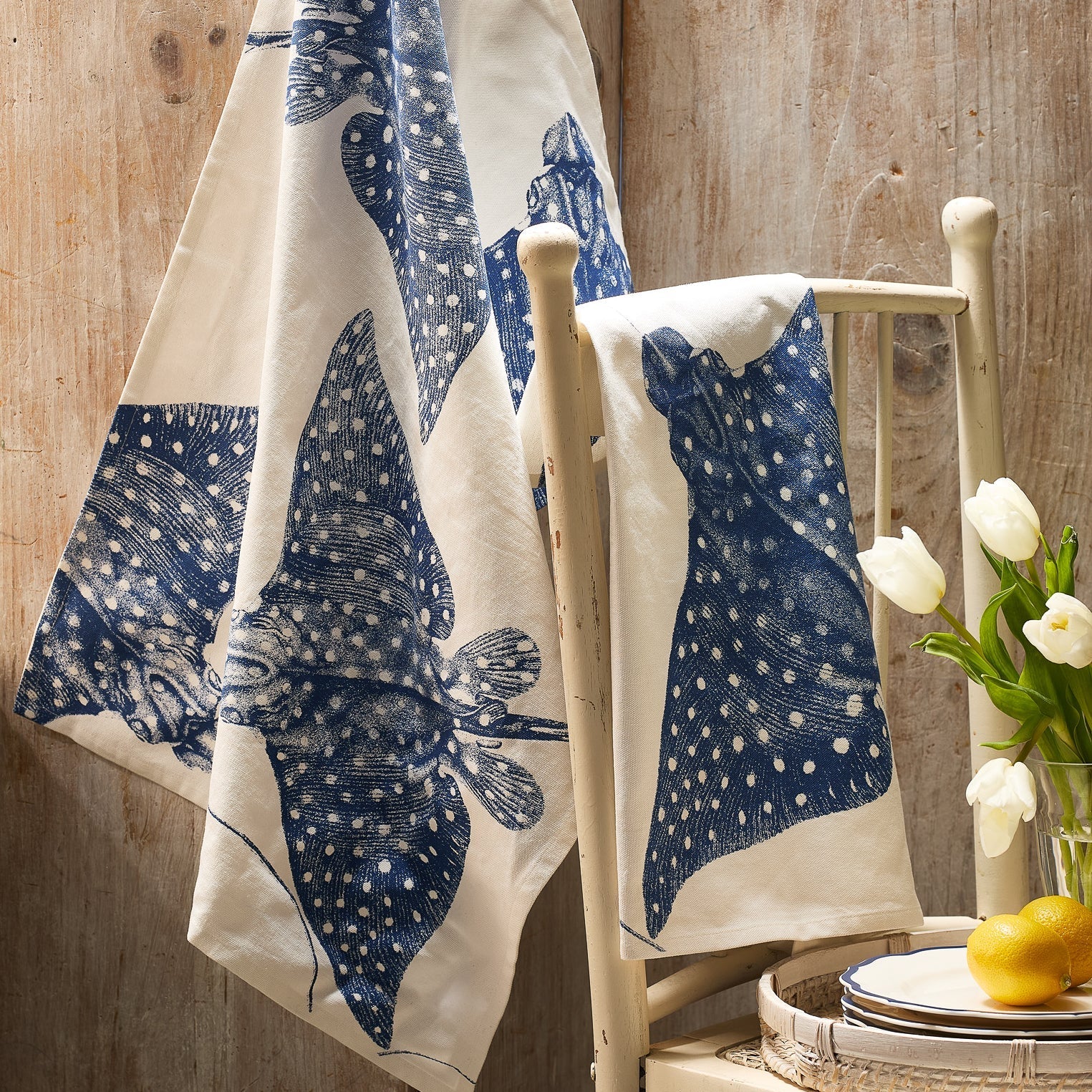 Stingray Kitchen Towels, Set of 2
