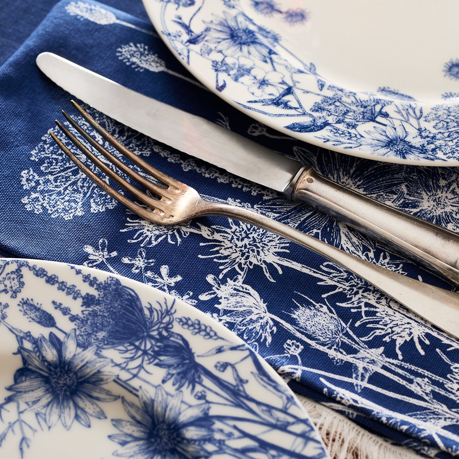 Summer Blues Dinner Napkins