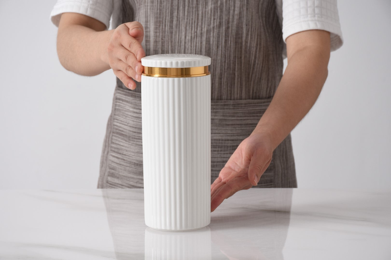 Tango Tall Canister - Large Pampa Bay