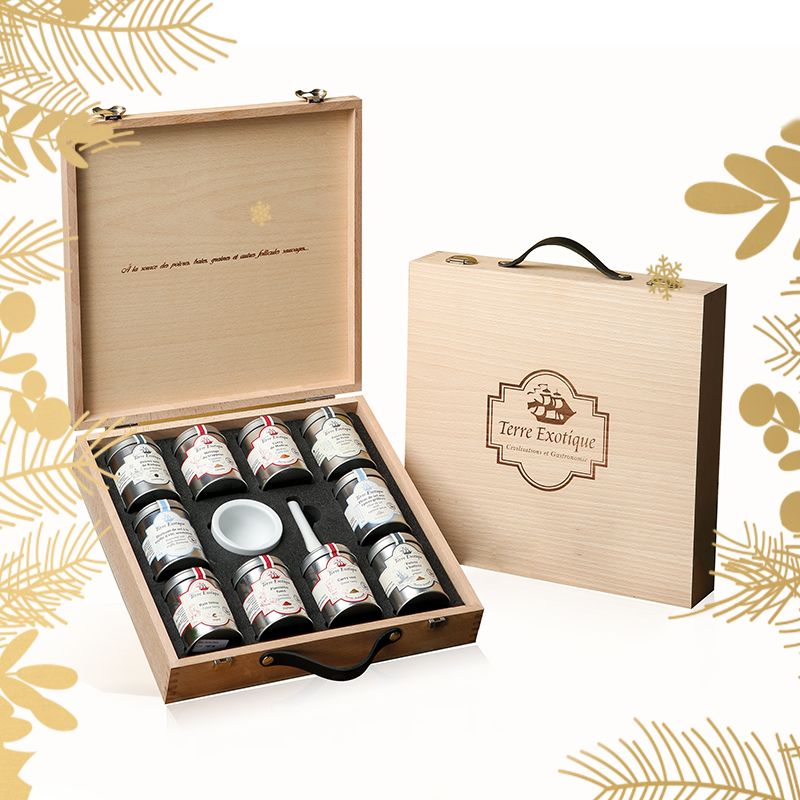 Terre Exotique Suitcase _ Spice Assortment in Chefs Simply Me Box