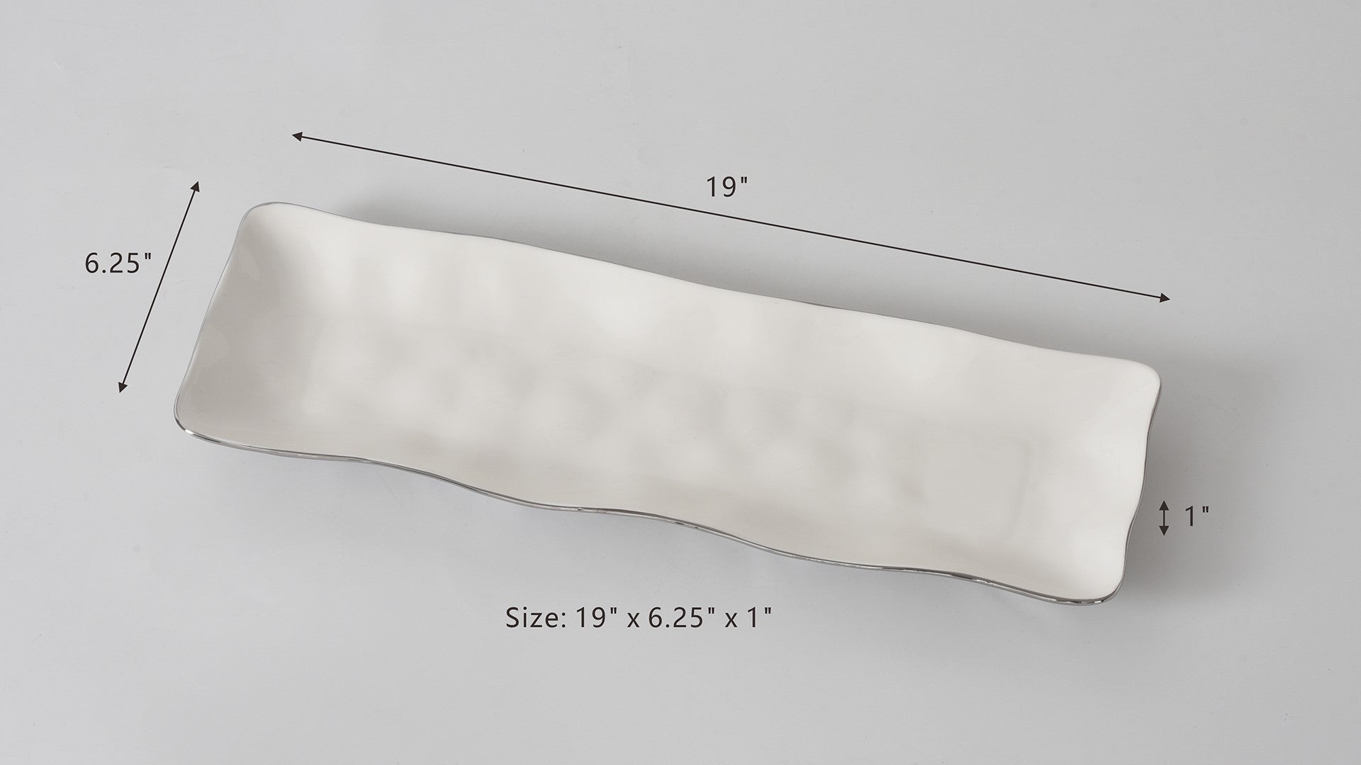 Thin & Simple Rectangular Serving Piece