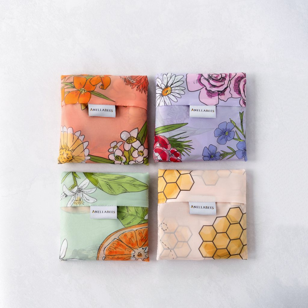 Reusable Shopping Tote Bag Anellabees