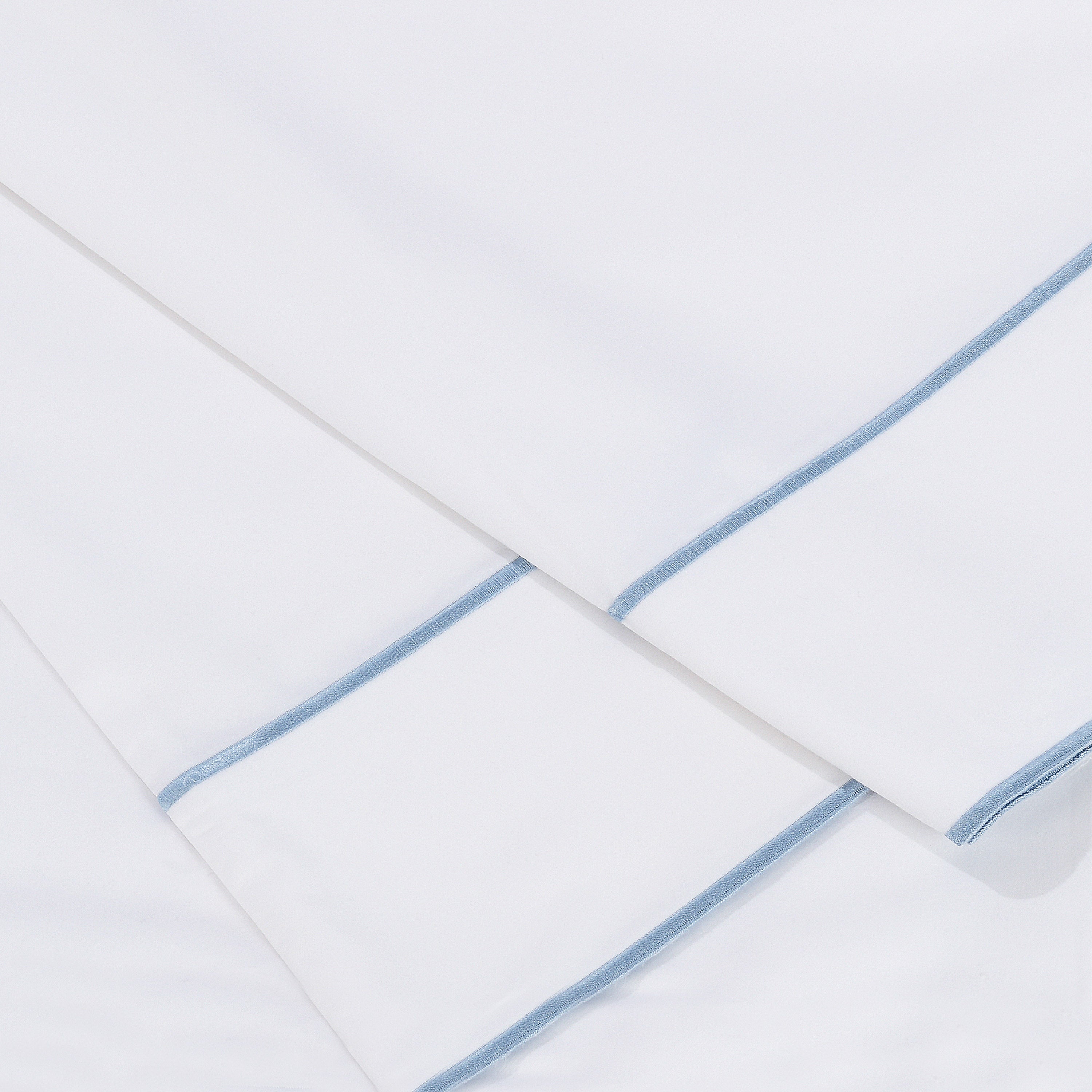 600 Thread Count Framed Sateen Embroidered Cotton Sheet Set