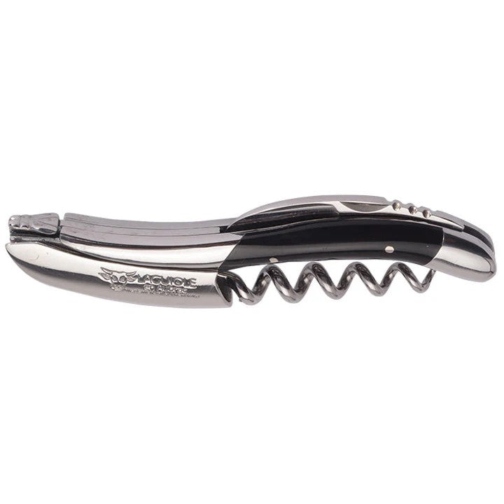 Sommelier Waiter's Corkscrew, Buffalo Horn Handle- France Laguiole en Aubrac