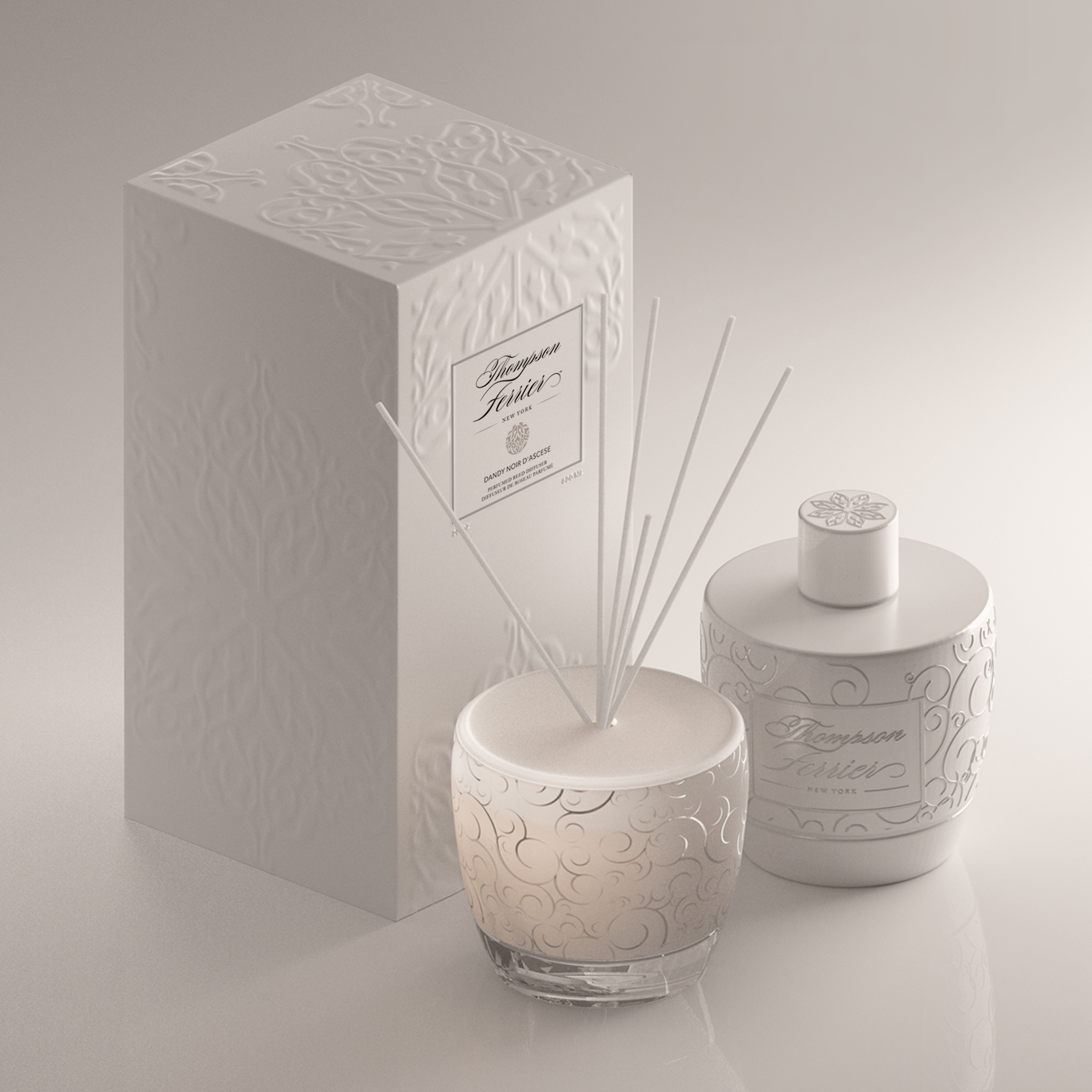 Dandy Noir d'Ascese Reed Diffuser Thompson Ferrier