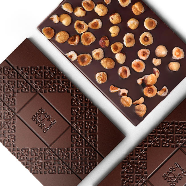 Dark 70% - Hazelnuts Trio z chocolat