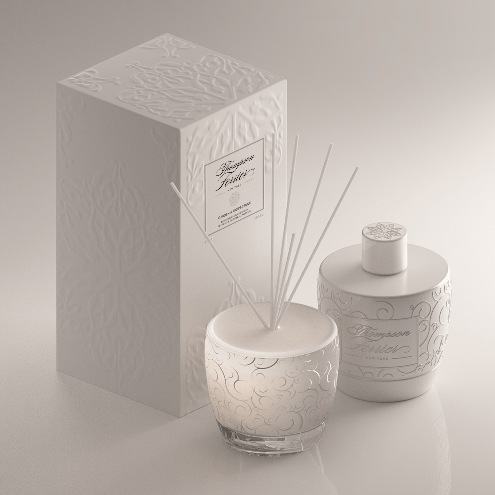 Gardenia Tropézienne Reed Diffuser Thompson Ferrier