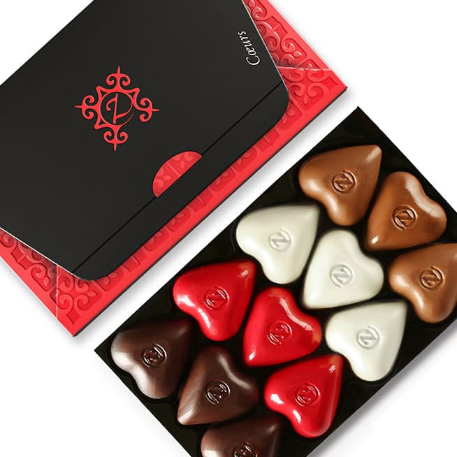 Hearts z chocolat
