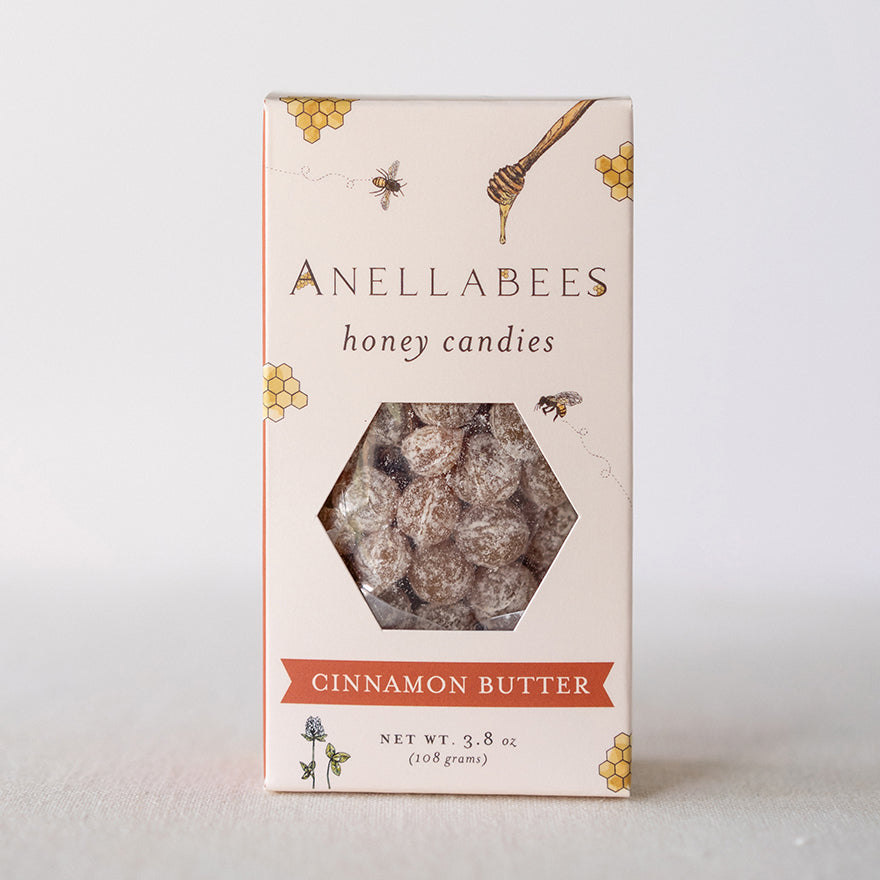 Honey candy with cinnamon, all natural candies
