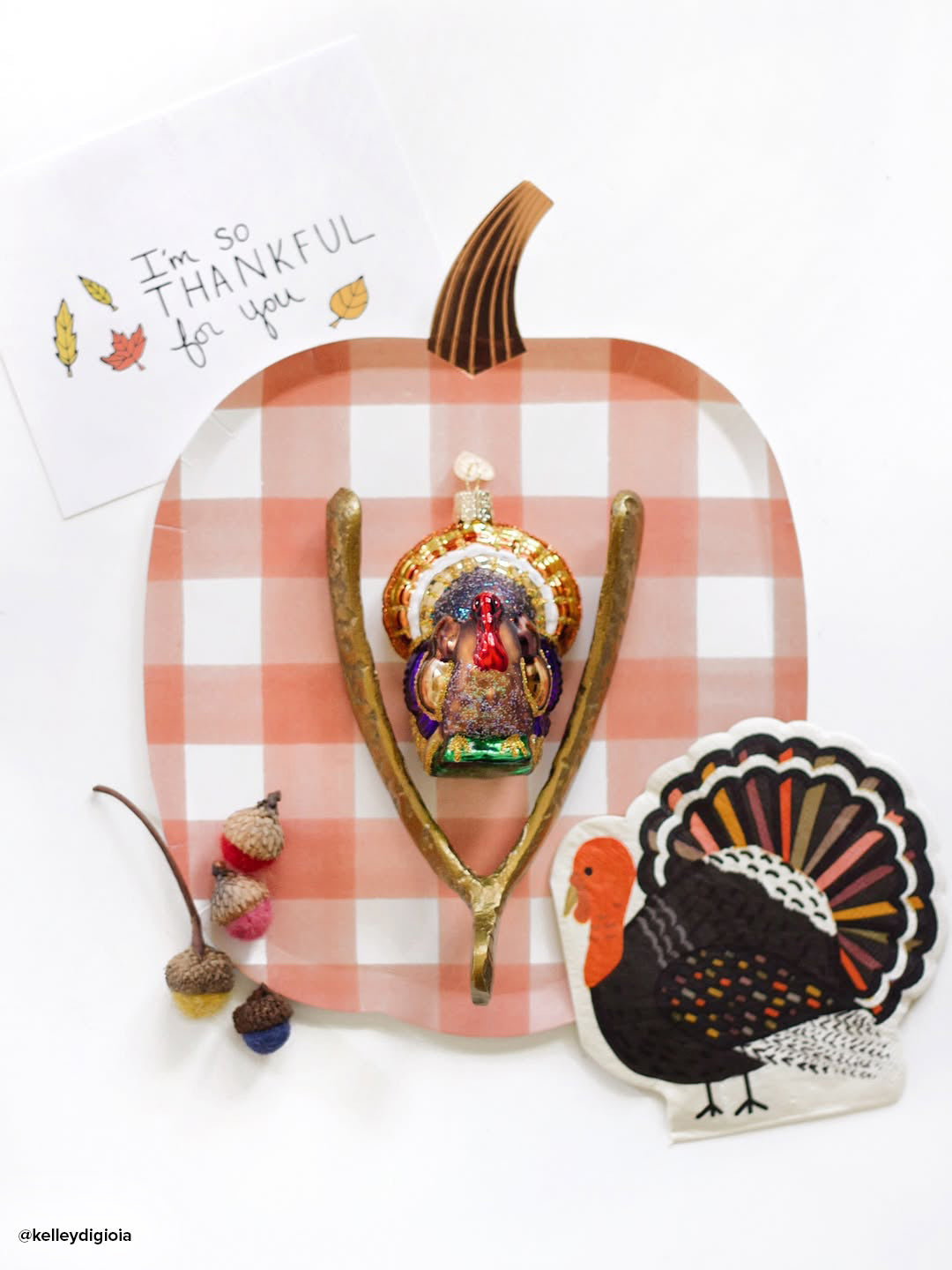 Tom Turkey Ornament Old World Christmas