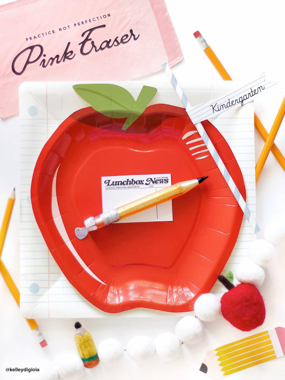 Yellow Pencil Ornament Old World Christmas