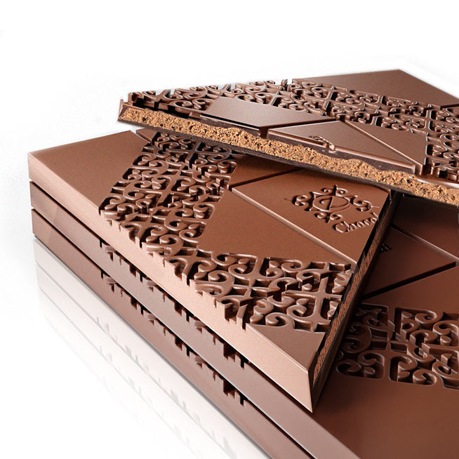 Milk Praliné Trio z chocolat
