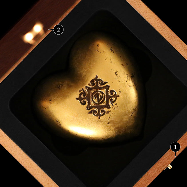 My 24 kt Gold Heart Zchocolat