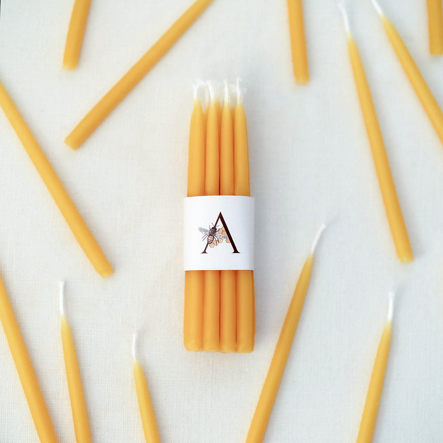 100% Pure Beeswax Birthday Candles Anellabees