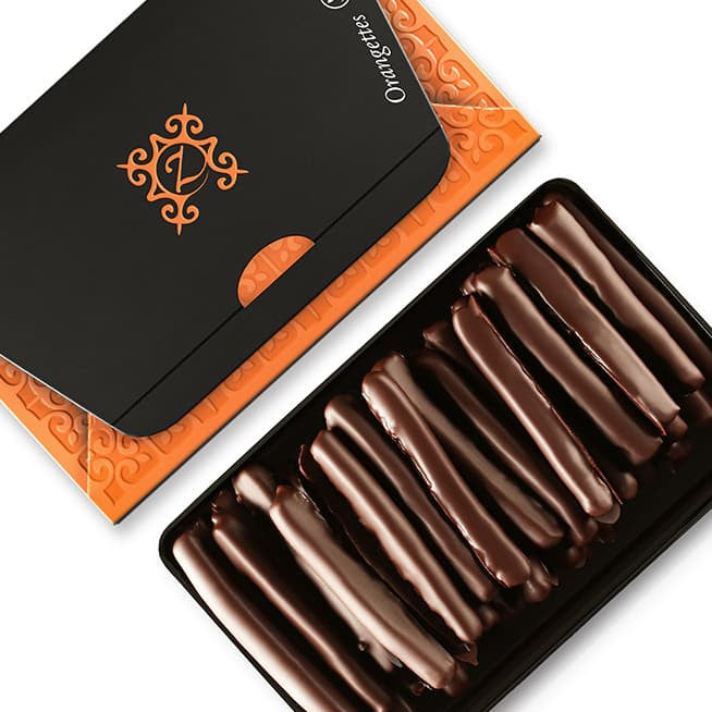 Vegan Orangettes z chocolat