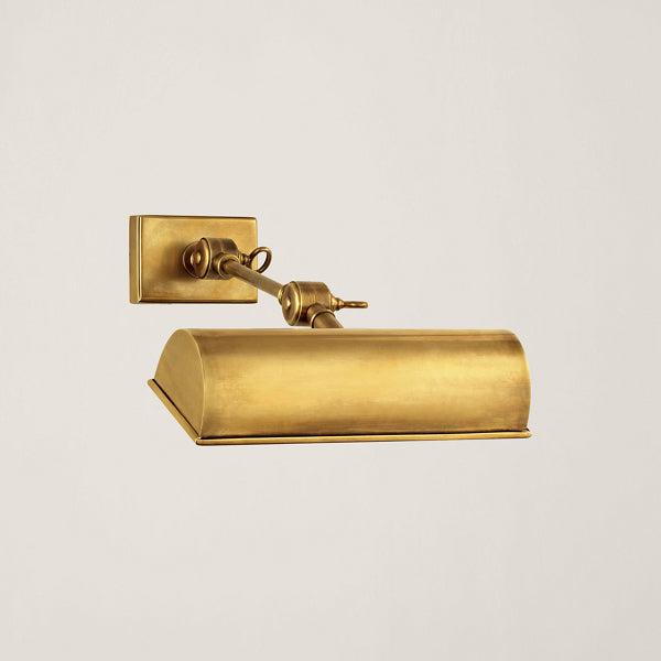 Anette 9" Picture Light - Natural Brass