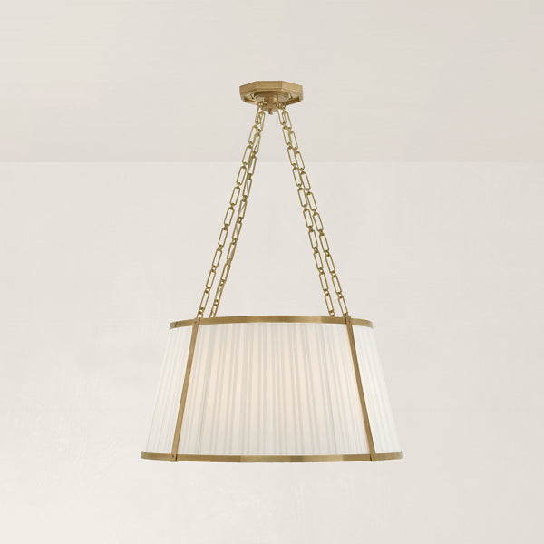 Windsor Large Hanging Shade - Natural Brass