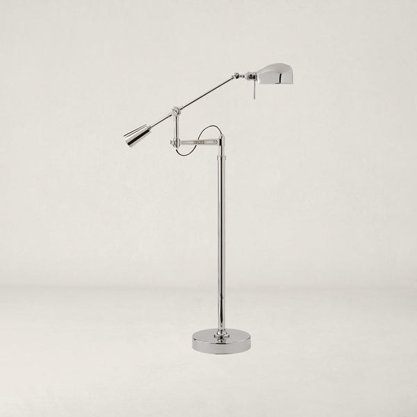 RL '67 Boom-Arm Floor Lamp - Polished Nickel