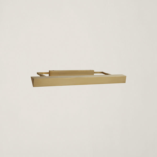 Langham Medium Picture Light - Natural Brass