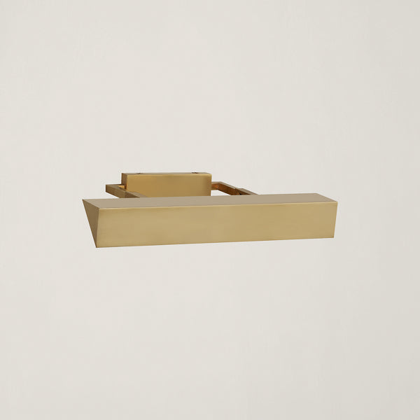 Langham Small Picture Light - Natural Brass