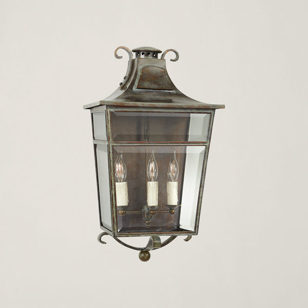 Carrington Medium Sconce - Weathered Verdigris