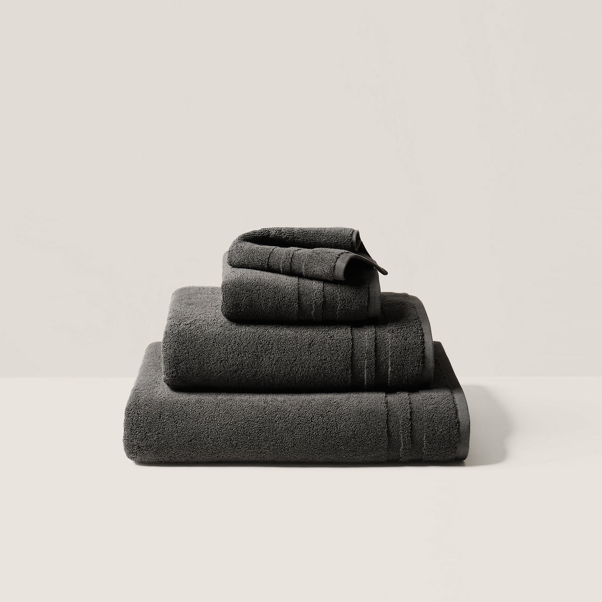 Payton Bath Towels & Mat - True Mineral Grey